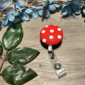 Polka Dot Badge Reel